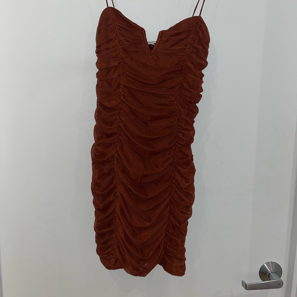 Princess Polly Brown Dress size 8